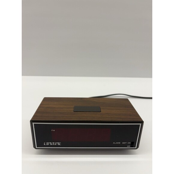 LUMITIME Alarm Clock & Timer Tamura Electric Model SS-3 Japan Faux Wood Tested - Picture 3 of 14